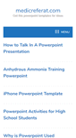 Mobile Screenshot of medicreferat.com